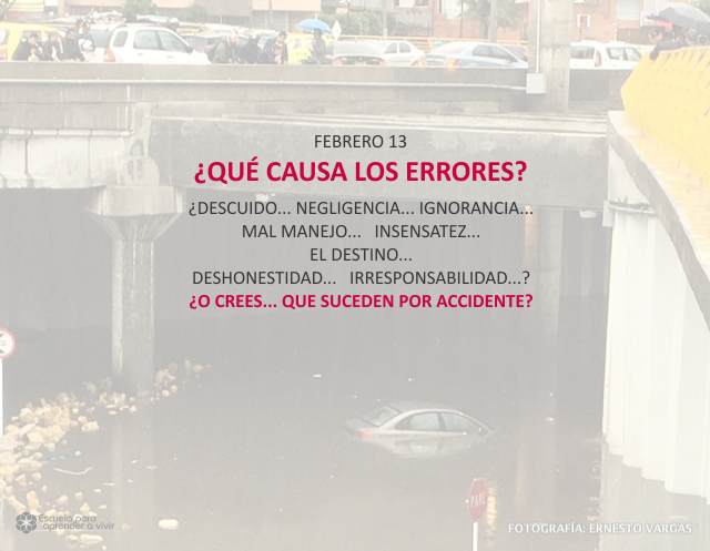 ¿Qué causa los errores?